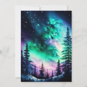 Invitation Dîner de répétition Mariage des feux célestes du N (Dos)