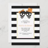 Invitation Dîner de répétition mariage d'Halloween (Devant)