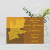 Invitation Dîner de répétition Mariage du bloc de couleur de  (Debout devant)