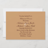 Invitation dîner de répétition mariage du cow-boy de l'Ouest (Devant)