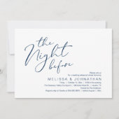 Invitation Dîner De Répétition mariage La Nuit Avant (Devant)