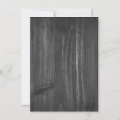 Invitation Dîner de répétition Mariage Magenta Rustic Butterf (Dos)