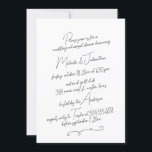 Invitation Dîner de répétition mariage, Modern Rustic<br><div class="desc">Planifier un dîner de répétition mariage avec la future mariée et la future Groom,  avant leur grande journée? Invitation les invités avec cette moderne rustique rétro thème Mariage Dîner de répétition et la carte d'invitation dansante. Ajoutez les détails de la célébration du dîner de répétition. #TeeshaDerrick</div>