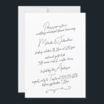 Invitation Dîner de répétition mariage, Modern Rustic<br><div class="desc">Planifier un dîner de répétition mariage avec la future mariée et la future Groom,  avant leur grande journée? Invitation les invités avec cette moderne rustique rétro thème Mariage Dîner de répétition et la carte d'invitation dansante. Ajoutez les détails de la célébration du dîner de répétition. #TeeshaDerrick</div>