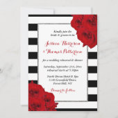 Invitation Dîner de répétition Mariage moderne chic (Devant)