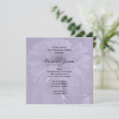 Invitation Dîner de répétition Mariage Pale Purple Gerber Dai (Debout devant)