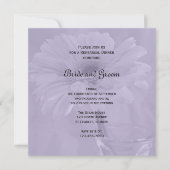Invitation Dîner de répétition Mariage Pale Purple Gerber Dai (Devant)
