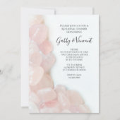 Invitation Dîner de répétition Mariage Rose Quartz (Devant)