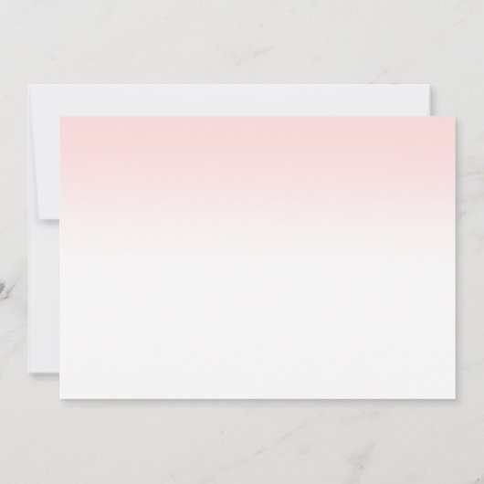 Invitation Dîner de répétition Mariage rose-rustique Invitati (Dos)