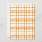 Invitation Dîner de répétition Mariage rustique Citrus (Dos)