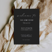 Invitation Dîner de répétition mariage - Signale Nuit,