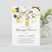 Invitation Dîner de répétition Mason Jaune (Debout devant)