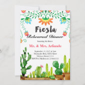 Invitation Dîner de répétition mexicaine (Devant)