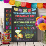 Invitation Dîner de répétition mexicaine Chalkboard<br><div class="desc">Joli et coloré mexicain fêtes de répétition Invitations avec bannières lumineuses,  typographie amusante,  une grande margarita et taco sur un arrière - plan de tableau noir. Alors prenez une boisson froide et une salsa chaude avec cette merveilleuse invitation. Illustration tirée à la main par McBooboo.</div>