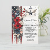 Invitation Dîner de répétition militaire tactique de la guerr (Debout devant)