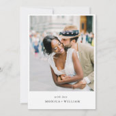 Invitation Dîner de répétition minimaliste élégant (Dos)