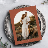 Invitation Dîner de répétition minimaliste en terre cuite