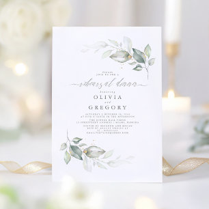 Invitation Dîner de répétition moderne et élégant