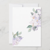 Invitation Dîner de répétition moderne et élégant avec orchid (Dos)