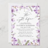 Invitation Dîner de répétition moderne la veille du mariage (Devant)