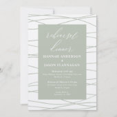 Invitation Dîner De Répétition Moderne Simple Dusty Sage Invi (Devant)