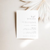 Invitation Dîner de répétition moderne simple et élégant Invi