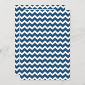 Invitation Dîner de répétition nautique bleu (Devant / Derrière)