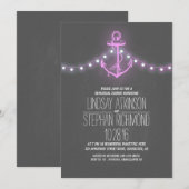 Invitation dîner de répétition nautique du tableau de bord in (Devant / Derrière)