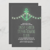 Invitation dîner de répétition nautique du tableau de bord in (Devant / Derrière)