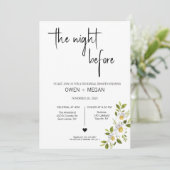 Invitation Dîner De Répétition, Nuit Avant (Debout devant)