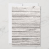 Invitation Dîner de répétition occidentale Mariage Boots de c (Dos)