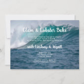 Invitation Dîner de répétition océanique Homard Cuisine Thème (Devant)