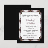 Invitation Dîner de répétition officiel des Mariages Invitati (Devant / Derrière)