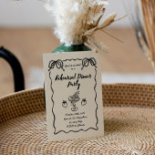 Invitation Dîner de répétition photo noir et blanc moderne