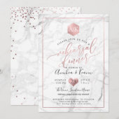 Invitation Dîner de répétition PixDezines + Nid d'abeille dou (Devant / Derrière)