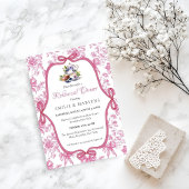 Invitation Dîner de répétition pour la fête du thé Fleur sauv