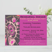 Invitation Dîner de répétition pour les dés d'amour (Debout devant)