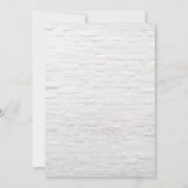 Invitation Dîner de répétition pour Mariage de la forêt tropi (Dos)