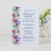 Invitation Dîner de répétition pour Mariage écossais de chard (Debout devant)