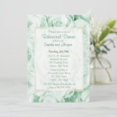 Invitation Dîner de répétition pour Rose vert Mint (Debout devant)