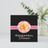Invitation Dîner de répétition romantique pour Roses Invitati (Debout devant)
