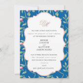Invitation Dîner de répétition Rose filandreuse (Devant)