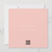 Invitation Dîner de répétition Roses de thé de douceur (Dos)