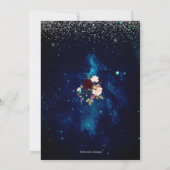 Invitation Dîner de répétition rustique bocaux Mason guirland (Dos)