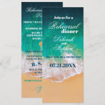 Dîner de répétition Sandy Beach Ocean Waves