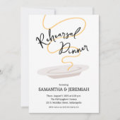 Invitation Dîner de répétition Spaghetti (Devant)