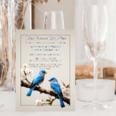 Invitation Dîner de répétition Spring Bluebirds