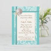 Invitation Dîner de répétition sur la plage (Debout devant)