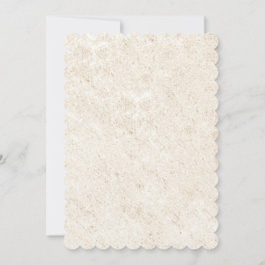 Invitation dîner de répétition sur la plage élégante invitati (Dos)