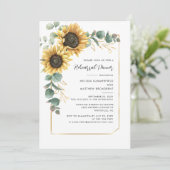 Invitation Dîner de répétition sur la végétation fleurie de t (Debout devant)